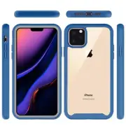 "GSA Shockproof Bumper Case for iPhone 13 Pro Max - Clear/Blue"