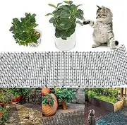 2M x 30CM Cat Scat Mat Spikes Prickle Strip Anti-Cat Away Safe Garden Protector Indoor & Outdoor Use, Non - Toxic PP