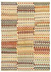 Vintage Hand Woven Carpet 6'6" x 9'7" Traditional Wool Kilim Rug