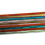 Dichroic Noodles on Black Glass COE104