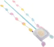 BESPORTBLE Cute Kitten Plush Cat Toy Fuzzy Funny Teaser Pet Plush for Indoor Cats Entertainment