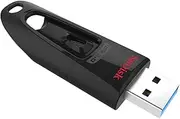 SanDisk SDCZ48-128G-J46 USB Drive, 128 GB, USB 3.0, Sliding, Ultra Reading, Up to 130 MB/s
