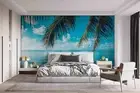 3D Tropic Seascape Wallpaper Wall Mural Removable Self-adhesive 1816