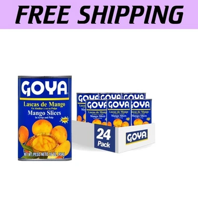 Delicious Mango Slices in Syrup - 16 oz Cans, Great for Snacking and Desserts