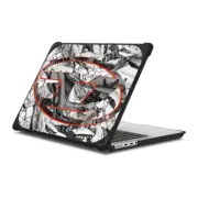 MacBook Pro 14-inch (M1 - M4) Bounce Case DIESEL Monochrome Bandana Oval D Laptop Case