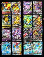 Pokemon S-Chinese Lots 16 Eevee Card Sword&Shiled CS4aC Eevee Heroes V&VMAX Holo