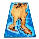 Luxury Epoxy table, dining, sofa, center table top Live Edge Walnut table top