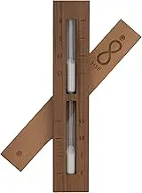HSE Cedar Box Sauna Sand Timer - 15 Minutes - Choose Your Sand Color (15 Minutes, White)
