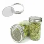 5 Stainless Sprouting Lid Mesh Screen Strainer Filter for Wide Mouth Mason Jars
