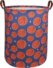 Kids Laundry Hamper Basketball for Nursery Boy and Blue