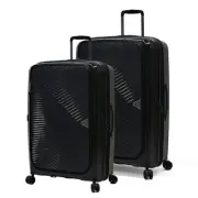 2pc Tosca Space X 25"/29" M/L Trolley Checked Luggage Travel Suitcase Black