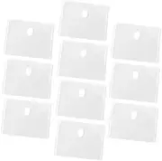 CAXUSD Document Holders 10/Pack Plastic File Bags Closure Receipt Envelopes for Office Home Use