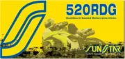Sunstar 520RDG DualGuard Sealed Motorcycle Chain 120 Links Natural SS520RDG-120