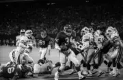 Running Back Herschel Walker of the New Jersey Generals scores a - Old Photo