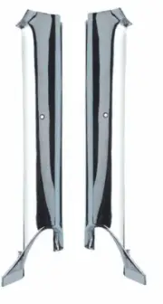 OER Chrome Inner Pillar Post Molding Set 1967 Firebird & Camaro Convertible
