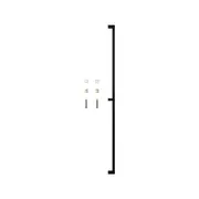 Rolltrak 1500mm Matte Black Barn Door Square Single Pull Handle