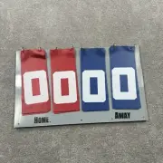 Sports Manual Flip Tabletop Score Board Blue Red Basketball