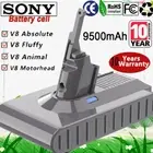 For Dyson V8 Battery SV10 V8 Animal Absolute Motorhead Vacuum Cleaner W/Filters