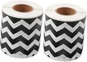 ARTIBETTER 2 Rolls Adorable Border Sticker and Patterned Paper for DIY Bulletin Board and Blackboard Decor Stylish Trim for Classroom and Desk Decoration