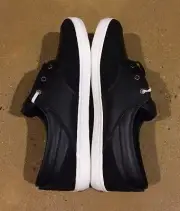 DVS Landmark Size 13 Black Leather BMX DC Skate Deck Boat Shoes