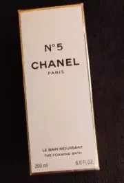 Vintage CHANEL No 5 The Foaming Bath 200ml Sealed Box.