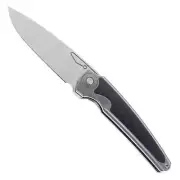 TwoSun Folding Knife Titanium/Black Carbon Fiber Handle 14C28N TS482-14C28N-CF