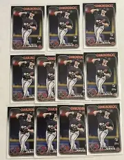 2024 Topps Series 2 Bryce Jarvis Rookie Lot x11 Diamondbacks