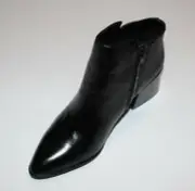 ZAC POSEN TANESHA BLACK LEATHER BOOTIE US 9
