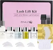[PINKZIO] 15 in 1 Premium Eyelash Perm Kit Full Lift Kit for Professional Eyelash Lash Extensions and Lash Curling Suitable for Salon