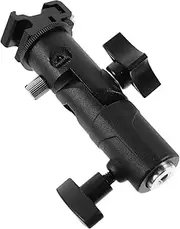 OSALADI Professional Photography Bracket e Type Flash Stand Umbrella Swivel Holder 180° Adjustment Flash Umbrella Stand Fit Softbox Light