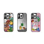 LINE FRIENDS MININI WORLD ANIMAL STICKERS CASETIFY 手機殼適用於 IP