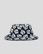[Lucid] Lucid Men's Royale Bucket Hat in Black One Size Black