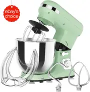 6.5L Green Stand Mixer 1400W with Dough Hook, Whisk & Beater