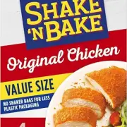 Shake 'N Bake Original Chicken Seasoned Coating Mix Value Size, 9 oz Box, 4 ct P