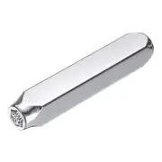 1/4" (6mm) Punch Stamp 40Cr Alloy Steel, Cute Snowflake Pattern Punch Tool