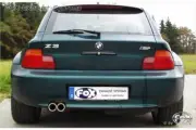 Complete System from Cat BMW Z3 Roadster And Coupe 2.0l 2.8l 2x70mm Round