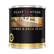 Feast Watson TIMBER & DECK STAIN Adds Rich Colour EUROPEAN OAK 250ml 2L or 4L