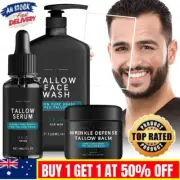 Forge Wrinkle Defense Tallow Balm, Forge Face Wash, Forge Anti Wrinkle Serum AU