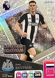 Panini Premier League 2024 2025 Sven Botman Limited Trading Card
