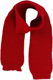 [Bhgytec] Millya Baby Winter Warm Scarves Toddlers Kids Knitted Thermal Scarf Neck Warmer, Red, One Size