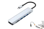 Data Charging Cable Adapter 6/7/8/11-in-1 Multi-Interface Docking Station for Laptops-7 in 1