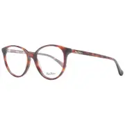 Max Mara MA-1053751 Women Brown Optical Frame Plastic Spotted Round Eyeglasses
