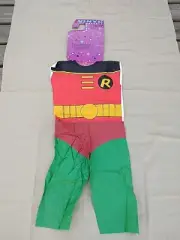 Vintage 1990s Vinyl Child Costume NO MASK DC Comics Robin Small **BRAND NEW **