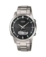 CASIO Men Digital Eco-Drive Casual Watch Classic Dress Black Dial Waterproof Rou