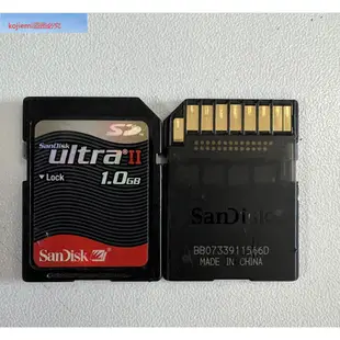 原裝閃迪 SD 1G 佳能CCD數碼相機內存卡多媒體如意卡Ultra II大卡//工業卡配件