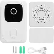 Smart Video Doorbell, Low Power Consumption Long Range HD Night Vision 2 Way Intercom Wireless Doorbell Camera