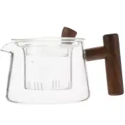 Glass Tea Kettle Japanese Tea Glass Teapot with Infuser Teapot Stovetop Teapo...