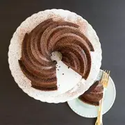 NordicWare Nordic Ware Bundt Cake Pan with Filigree Notches, Aluminium, gold, 8.
