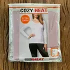 Degrees Top Women's XS Mauve Shadows Long Sleeve Cozy Heat Base Scoop NEW