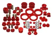 Energy Suspension Bushing Set for 96-00 Honda Civic CRX - Red Hyper-Flex (for: Honda)